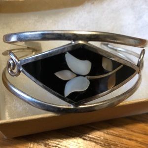 Vintage bracelet silver stamped Mexico small